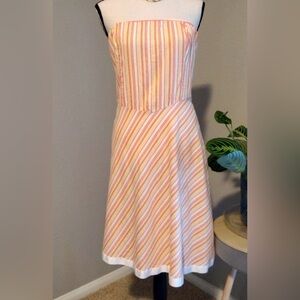 Charlotte Russe striped  Dress in Pink and Yellow